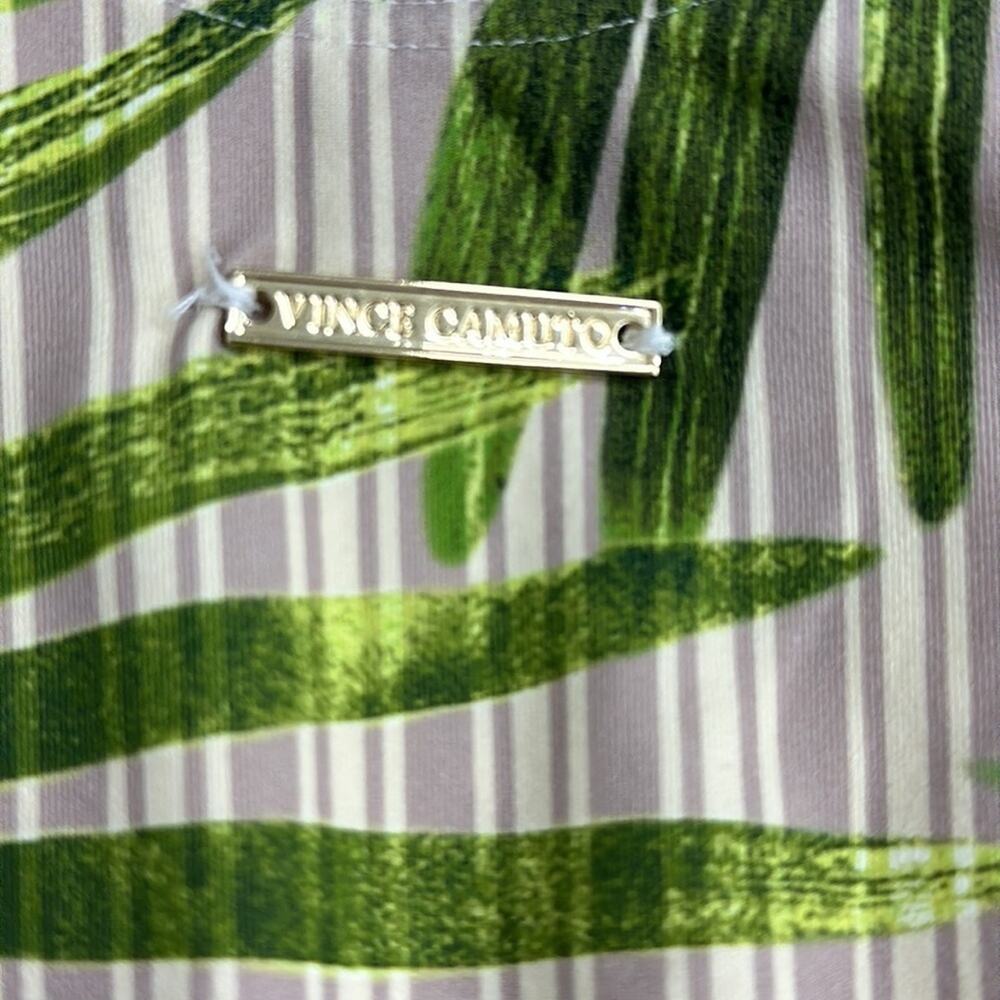 Vince Camuto Tropical Green Plunge One Piece Size 12 - Picture 9 of 13